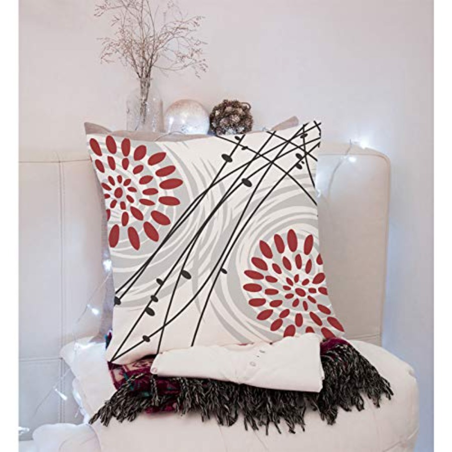 Throw Pillow Covers Black Bold - Throw Pillow ulasan dan harga