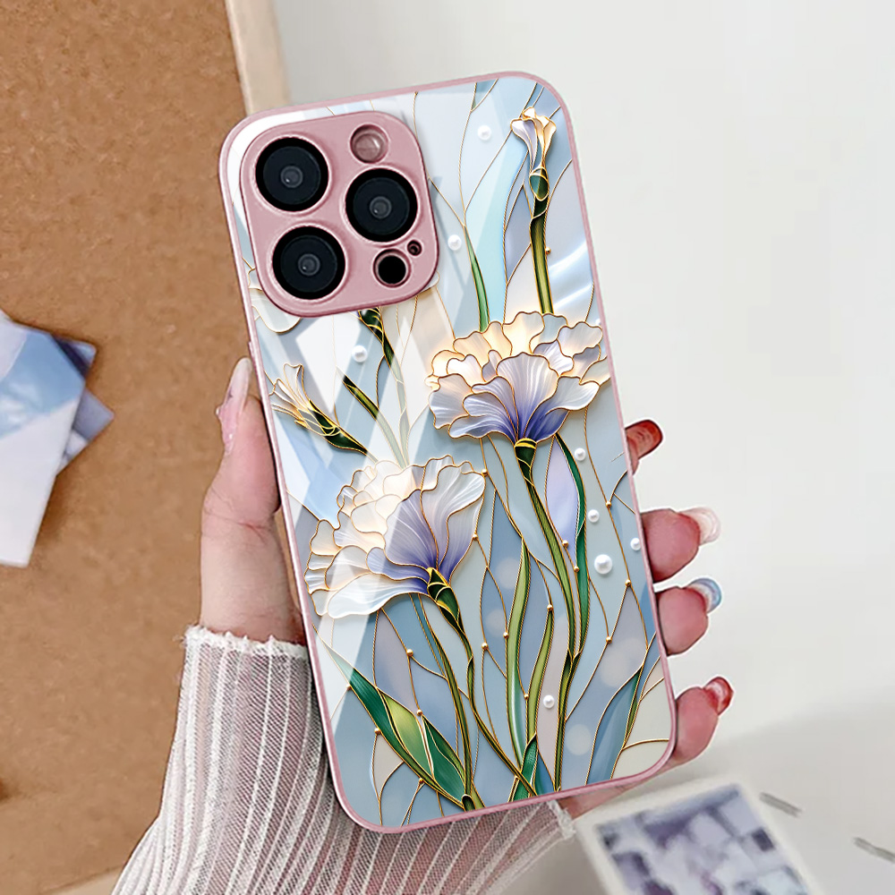 Lotus Flower Phone Case For iP - Vase Decor ulasan dan harga