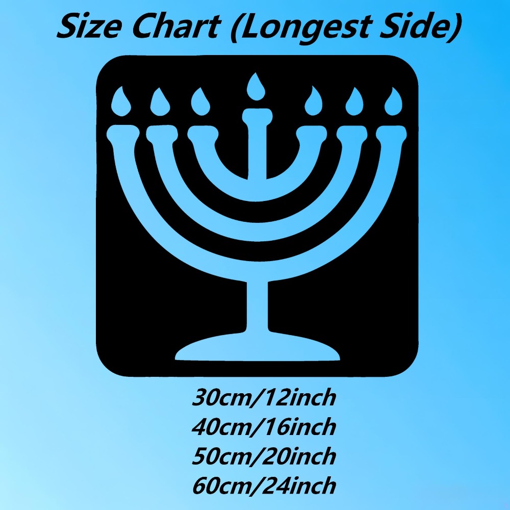 CIFBUY Vintage Menorah Metal W - Wall Art ulasan dan harga