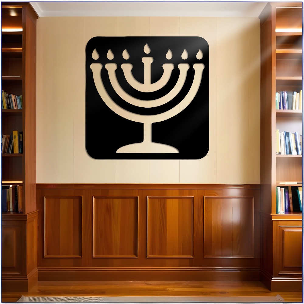 CIFBUY Vintage Menorah Metal W - Wall Art ulasan dan harga