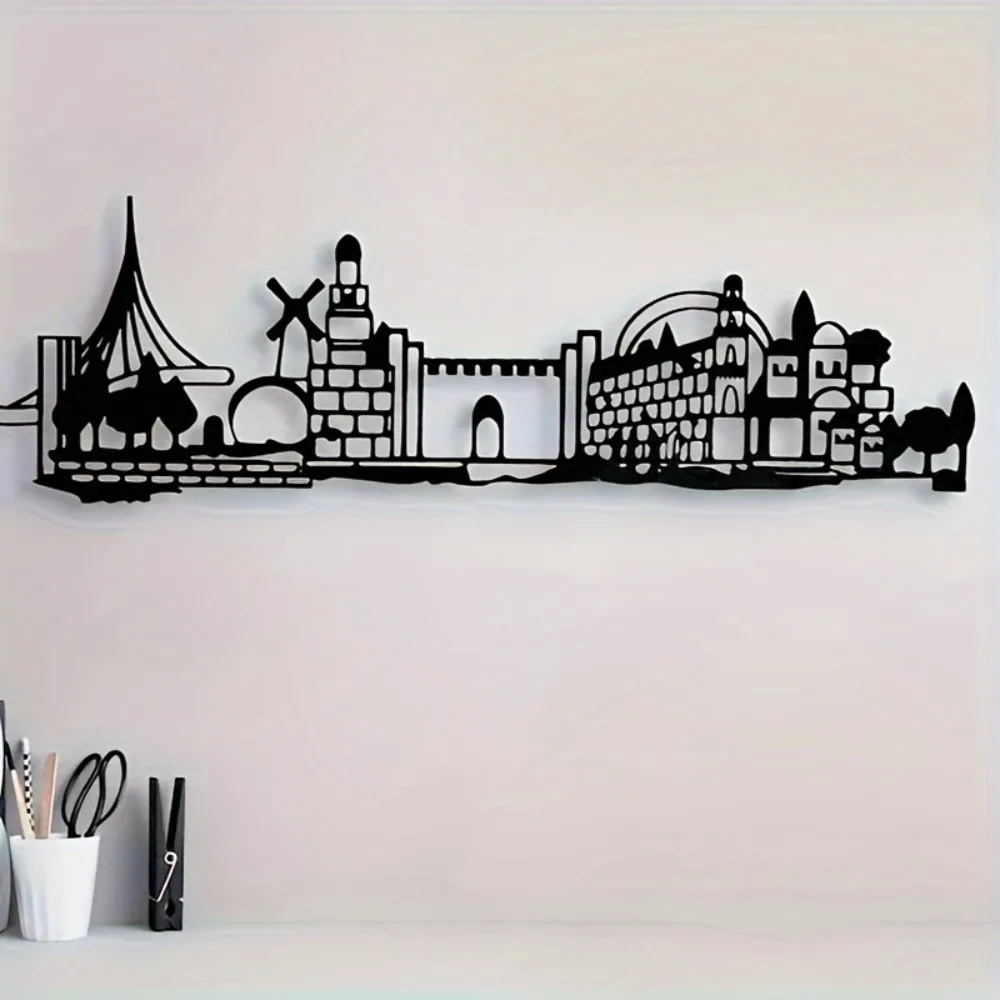 CIFBUY Iron Wall Art Jerusalem - Wall Art ulasan dan harga