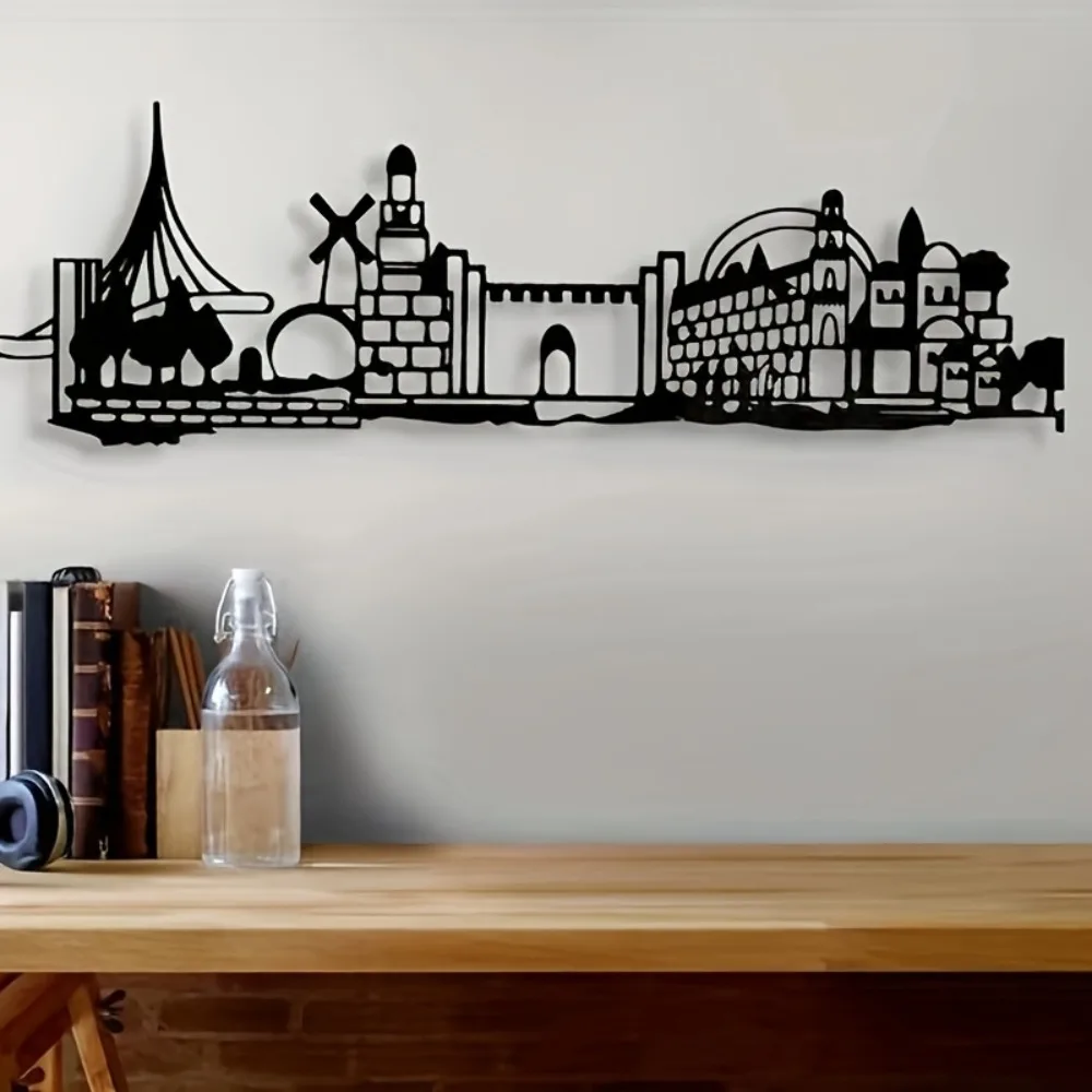 CIFBUY Iron Wall Art Jerusalem - Wall Art ulasan dan harga