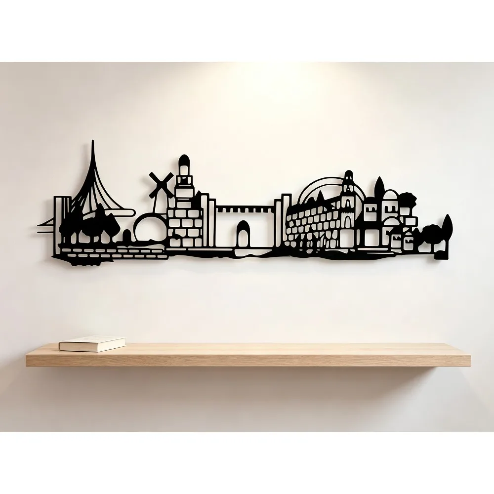 CIFBUY Iron Wall Art Jerusalem - Wall Art ulasan dan harga