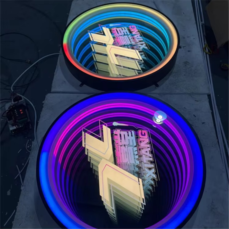 Customizable 3D LED Infinite M - Decorative Mirror ulasan dan harga