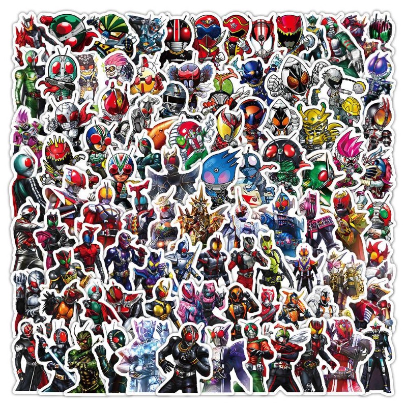 103Pcs Kamen Rider Ins Aesthet - Wall Sticker ulasan dan harga